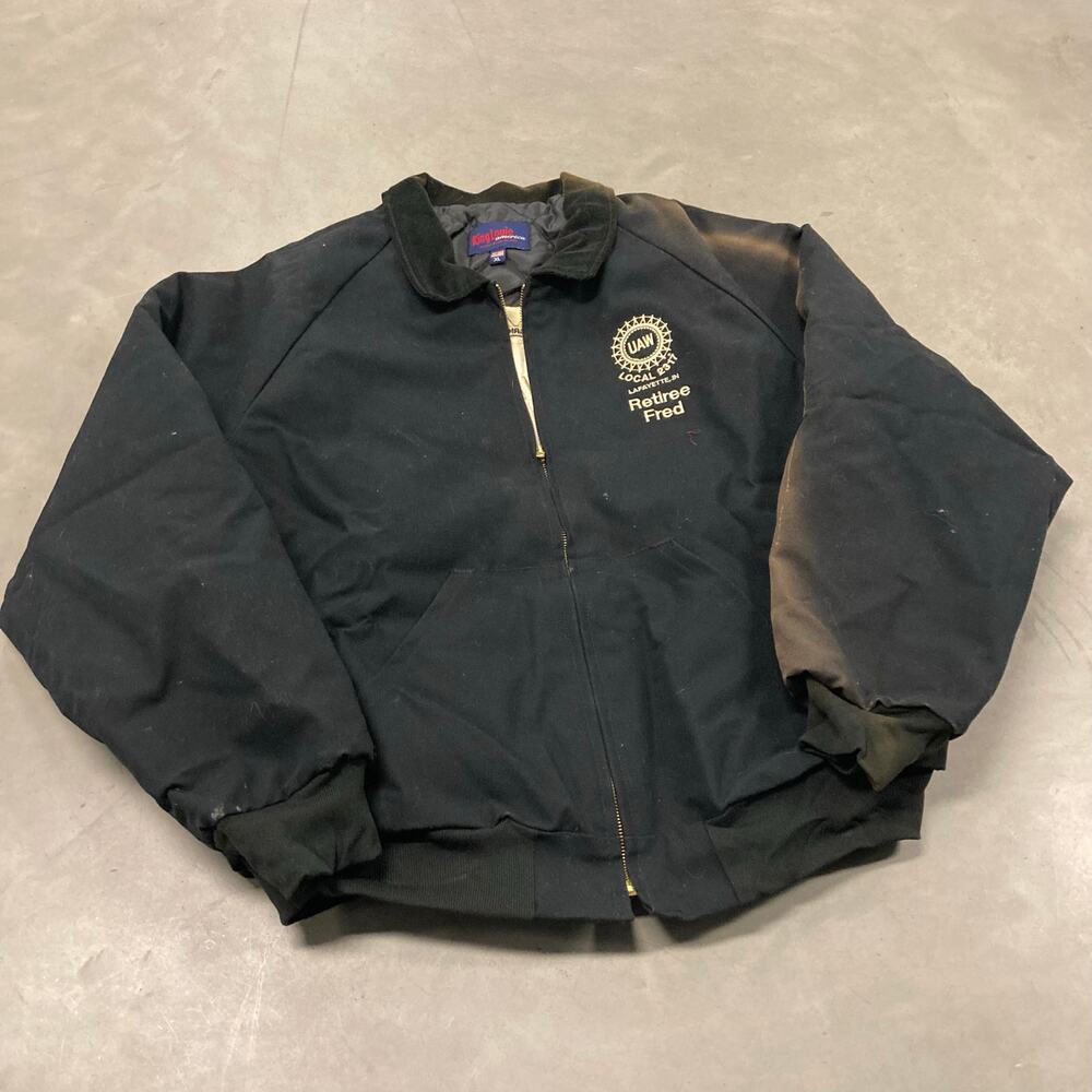 vintage king Louie Detroit style bomber jacket